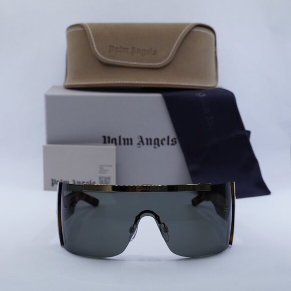 Final Price! Palm Angels PERI032 LOS ANGELES 6007 Havana/Gold Sunglasses - Picture 2 of 12